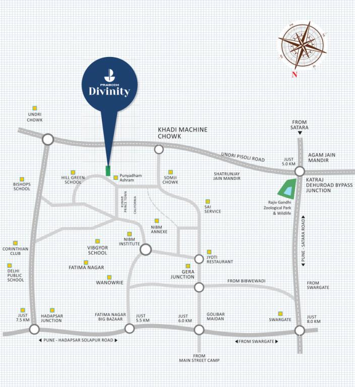  divinity Location Plan