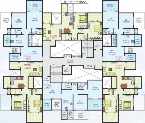 Images for Cluster Plan of Konark Blue Breeze Images for Cluster Plan of Konark Blue Breeze