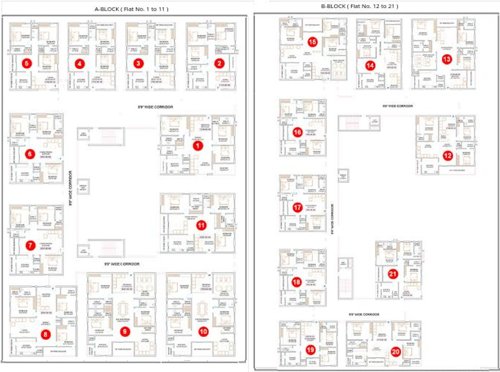 Images for Cluster Plan of Subishi Gowthami Luxury Residential Flats