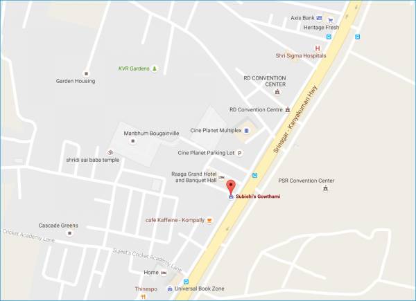 Images for Location Plan of Subishi Gowthami Luxury Residential Flats