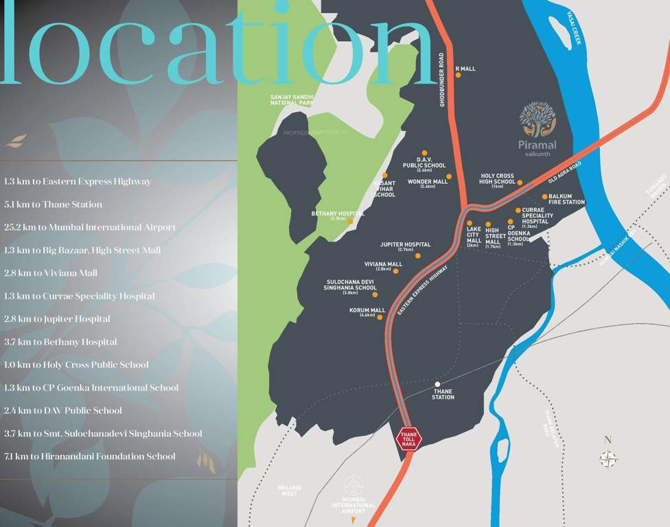 Images for Location Plan of Piramal Vaikunth Cluster 4