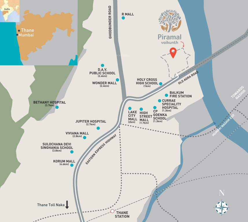 Images for Location Plan of Piramal Vaikunth Cluster 4