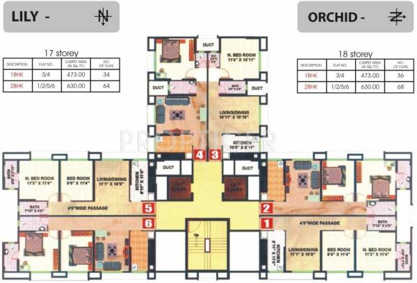  park Lavender Cluster Plan