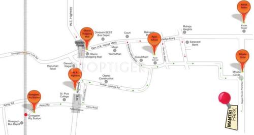 park Images for Location Plan of Mantri Park