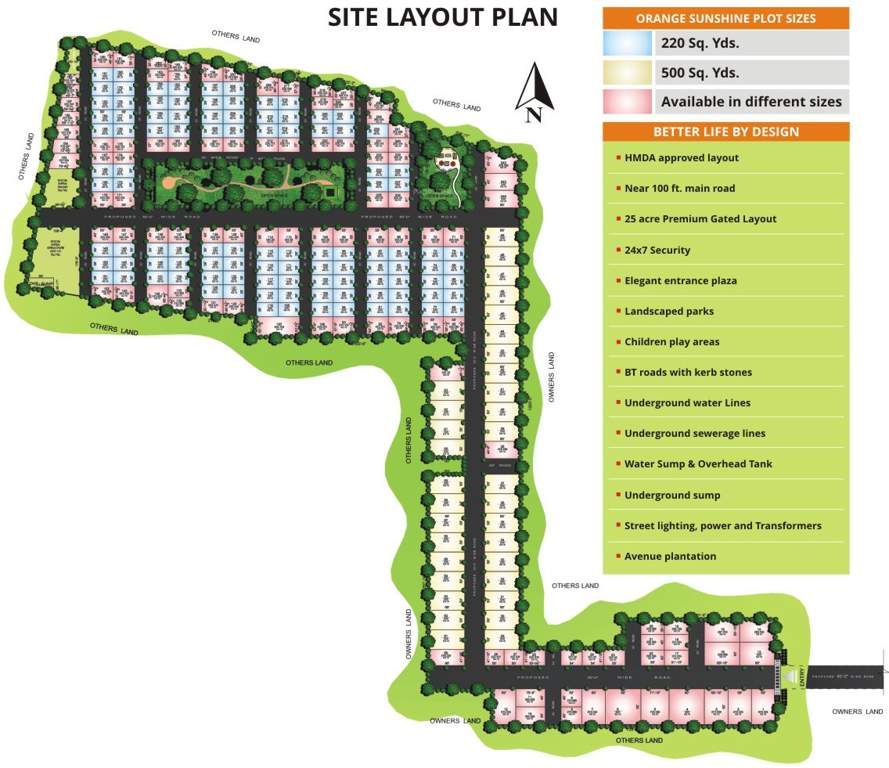 Images for Layout Plan of Vishnu Orange Sunshine