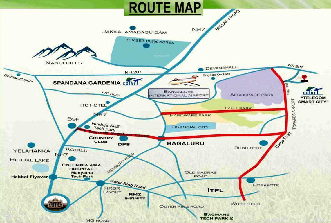 Images for Location Plan of Purva Telecom Smart City