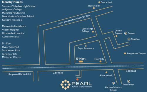  pearl Images for Location Plan of JVM Pearl