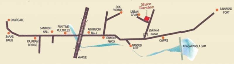  darshan Images for Location Plan of Shree Ganesh Developers Pune Shree Darshan