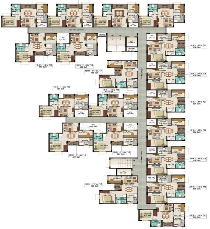  elite acres phase i Images for Cluster Plan of Plaza Elite Acres Phase I