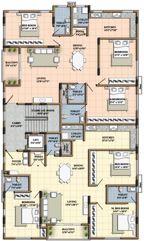 Images for Cluster Plan of K Jayaraj Group Amogh Sudharshan