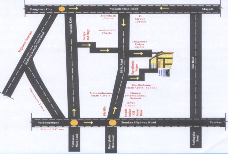 Images for Location Plan of Vani Dwaraka Mahi Layout