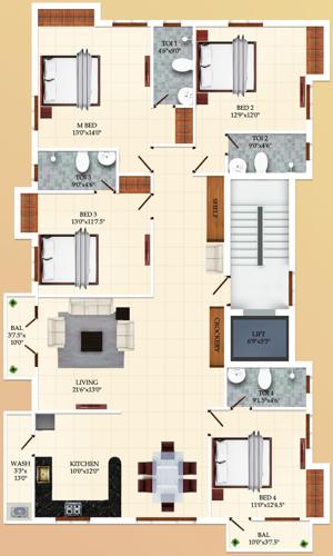 Images for Cluster Plan of India Kokiladwani