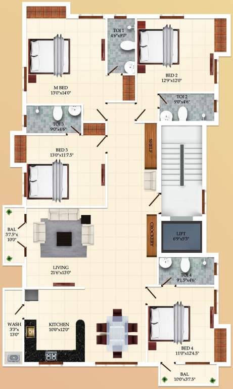 Images for Cluster Plan of India Kokiladwani