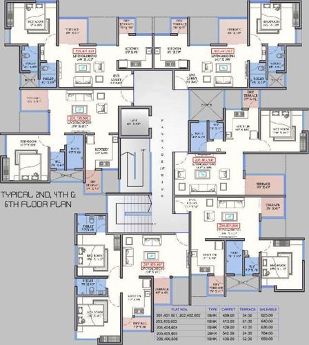 Images for Cluster Plan of Bhansali Aundh Riviera