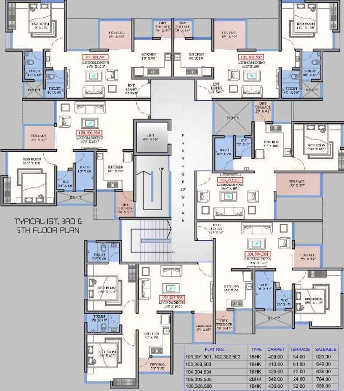 Images for Cluster Plan of Bhansali Aundh Riviera