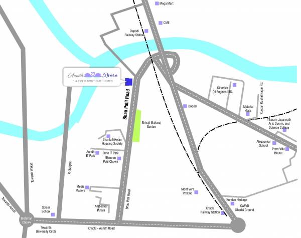 Images for Location Plan of Bhansali Aundh Riviera