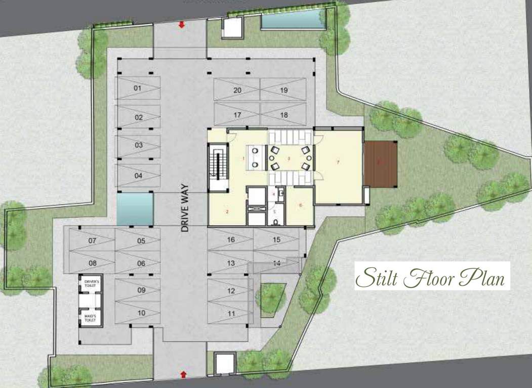  gulmohar terrace Images for Cluster Plan of Tulive Gulmohar Terrace
