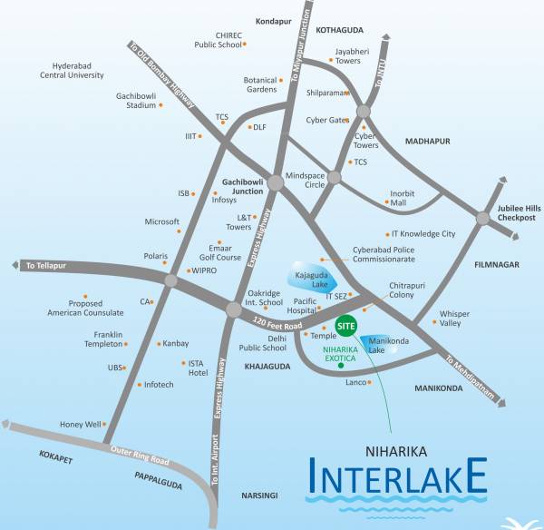 Images for Location Plan of Niharika Interlake