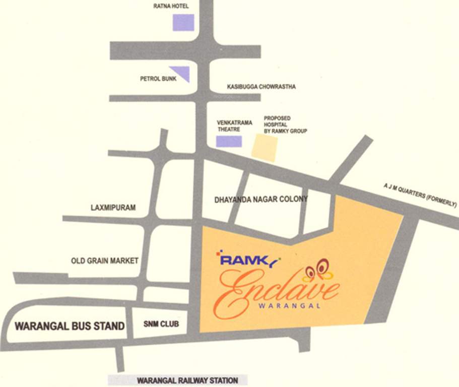 enclave villas Images for Location Plan of Ramky Group Enclave Villas