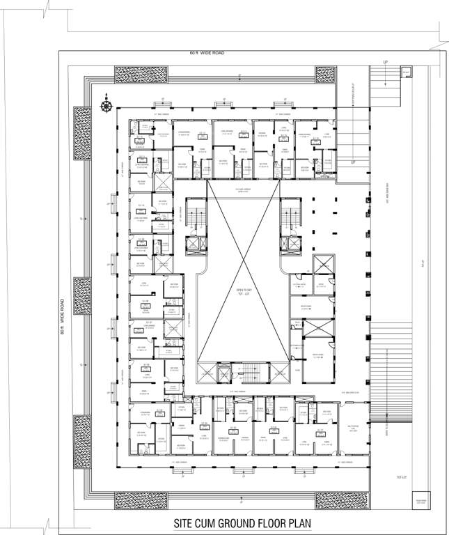  enclave apartments Images for Cluster Plan of Ramky Group Enclave Apartments