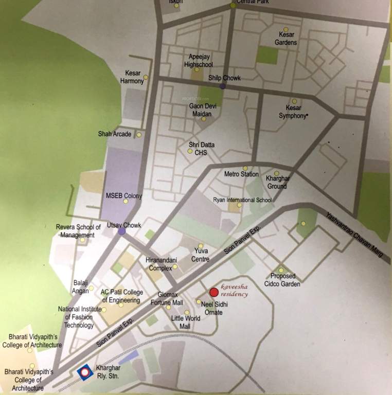  kaveesha residency Images for Location Plan of Konnark Kaveesha Residency