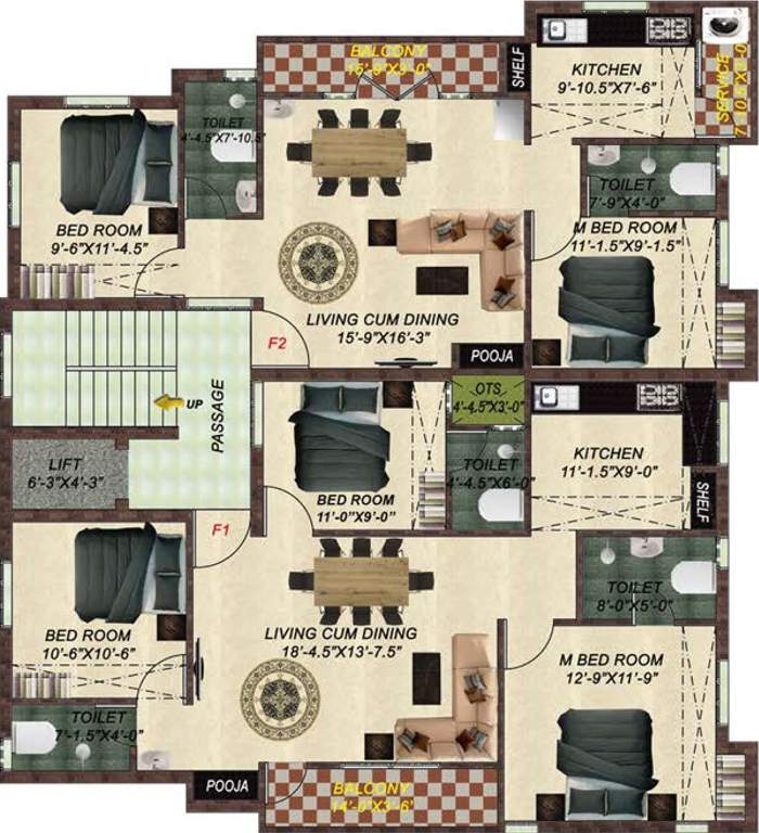 Images for Cluster Plan of Shree Shree Anu Natha Flats