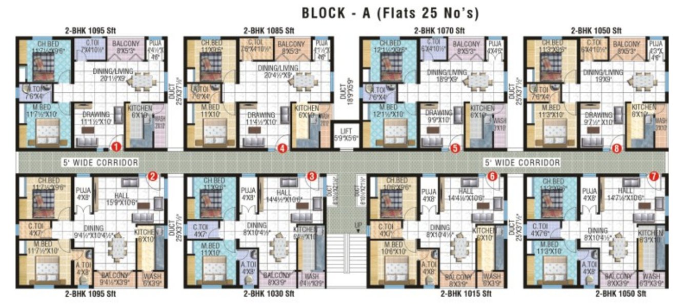 Images for Cluster Plan of Manju Thilakavathi Enclave