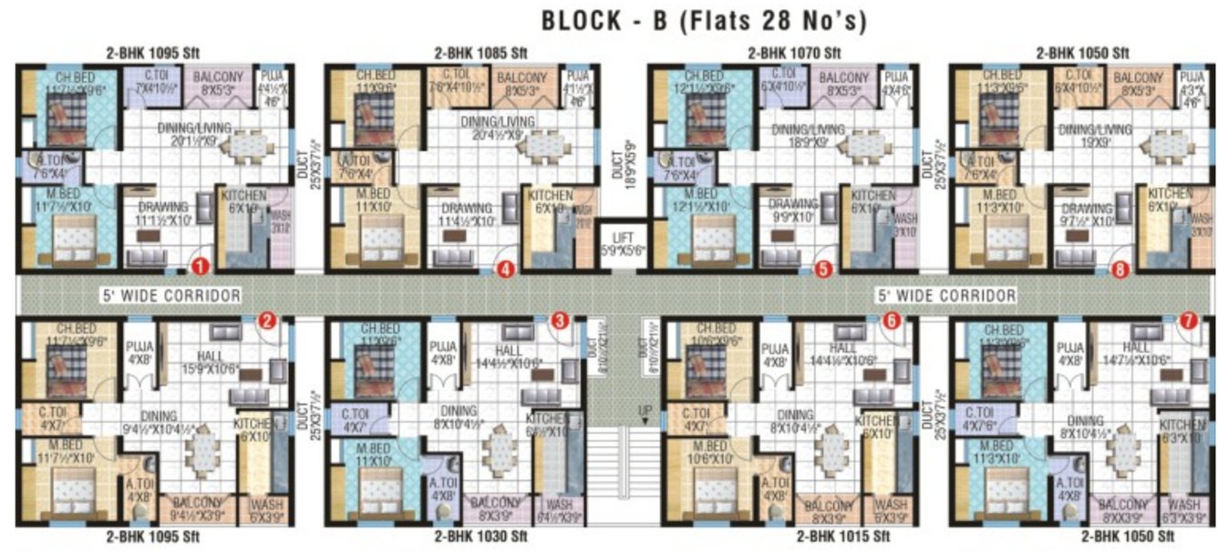 Images for Cluster Plan of Manju Thilakavathi Enclave