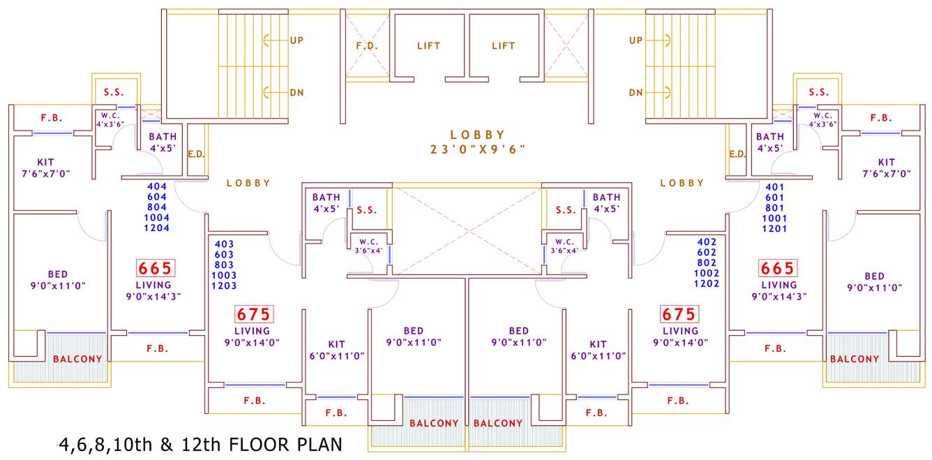 Images for Cluster Plan of Standard Anant Avenue
