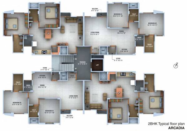 Images for Cluster Plan of Pratham Paradise Apartments Images for Cluster Plan of Pratham Paradise Apartments