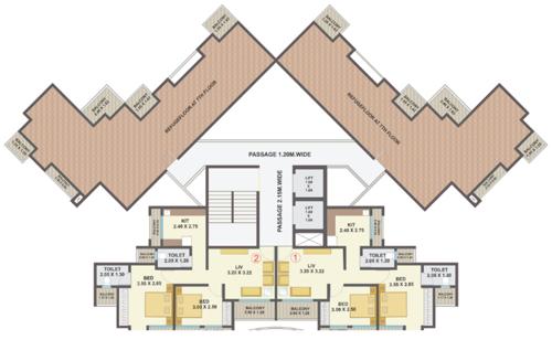  paradises Images for Cluster Plan of Three Paradises