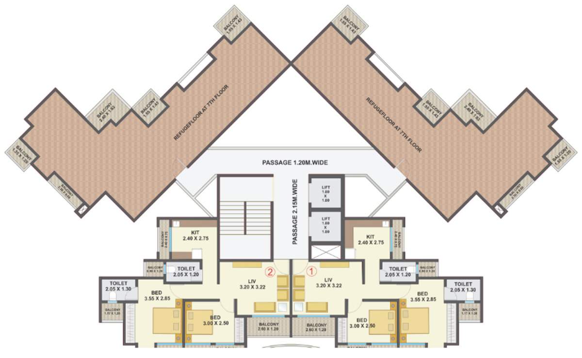 paradises Images for Cluster Plan of Three Paradises