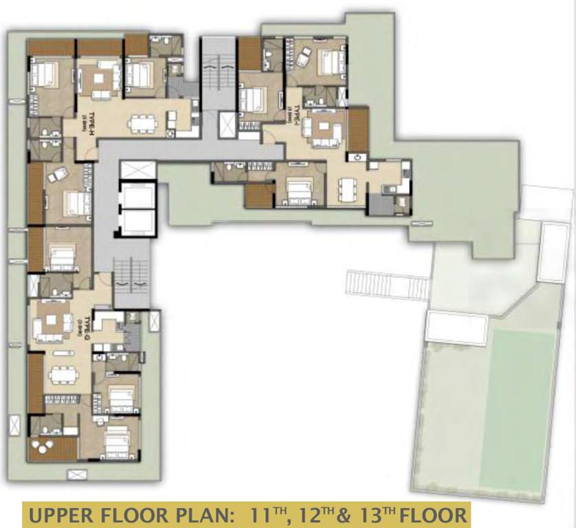 Images for Cluster Plan of Hebron AMV Manikath Enclave
