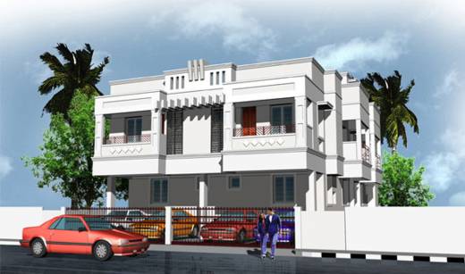 Images for Elevation of Girishchandra Constructions Bharathi Villa