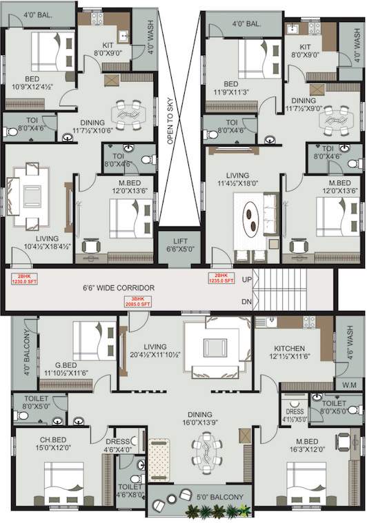 Images for Cluster Plan of Pavan Raj Gopal Towers