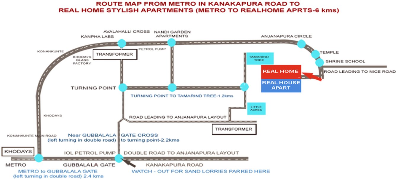 Images for Location Plan of Vijaya Real Home Stylish Apartment
