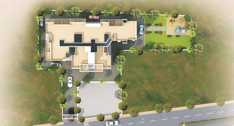  residency Images for Site Plan of Shubham Residency