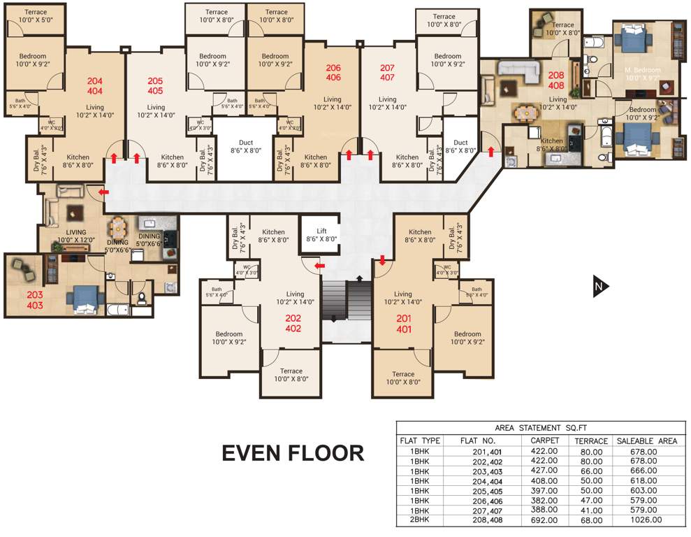 residency Images for Cluster Plan of Shubham Residency