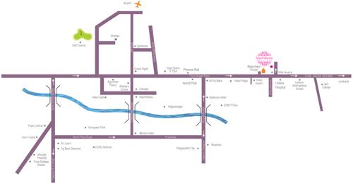  residency Images for Location Plan of Shubham Residency