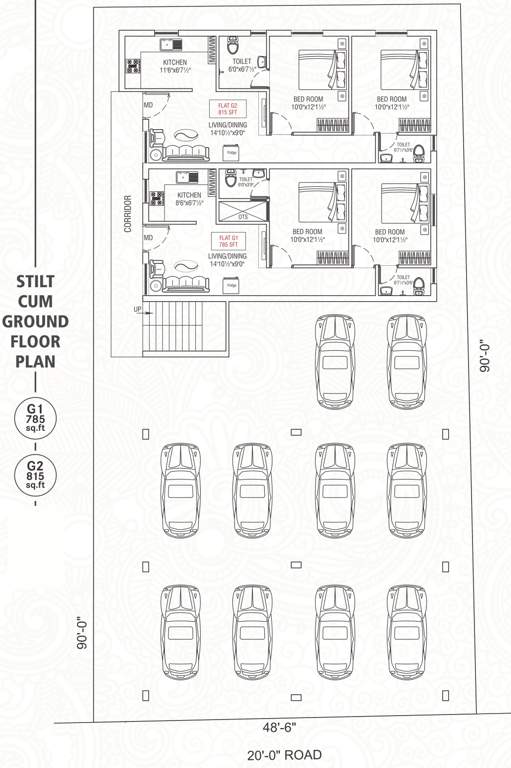 Images for Cluster Plan of Oyester Thamaraivanam