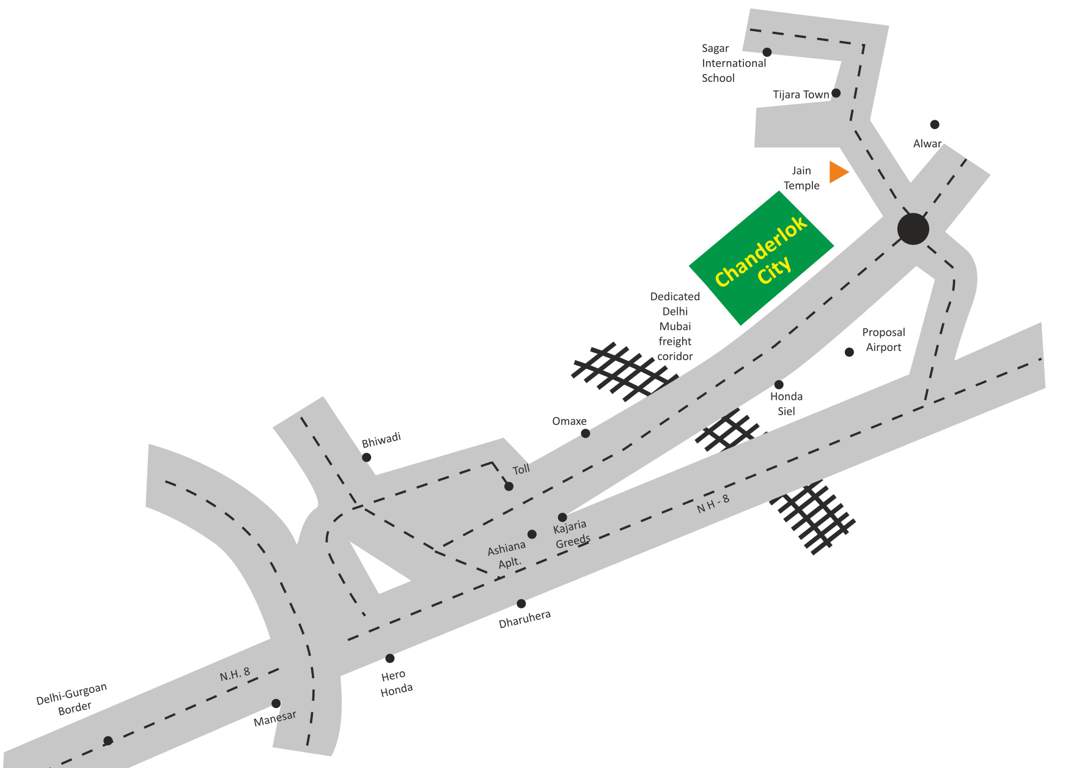 Images for Location Plan of Chandraprabhu Tijara Homes