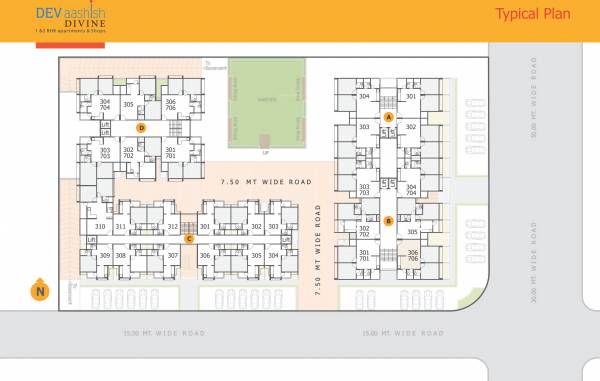 Images for Cluster Plan of Abjibapa Dev Aashish Divine Images for Cluster Plan of Abjibapa Dev Aashish Divine