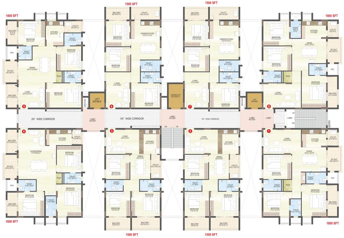Images for Cluster Plan of MVV City