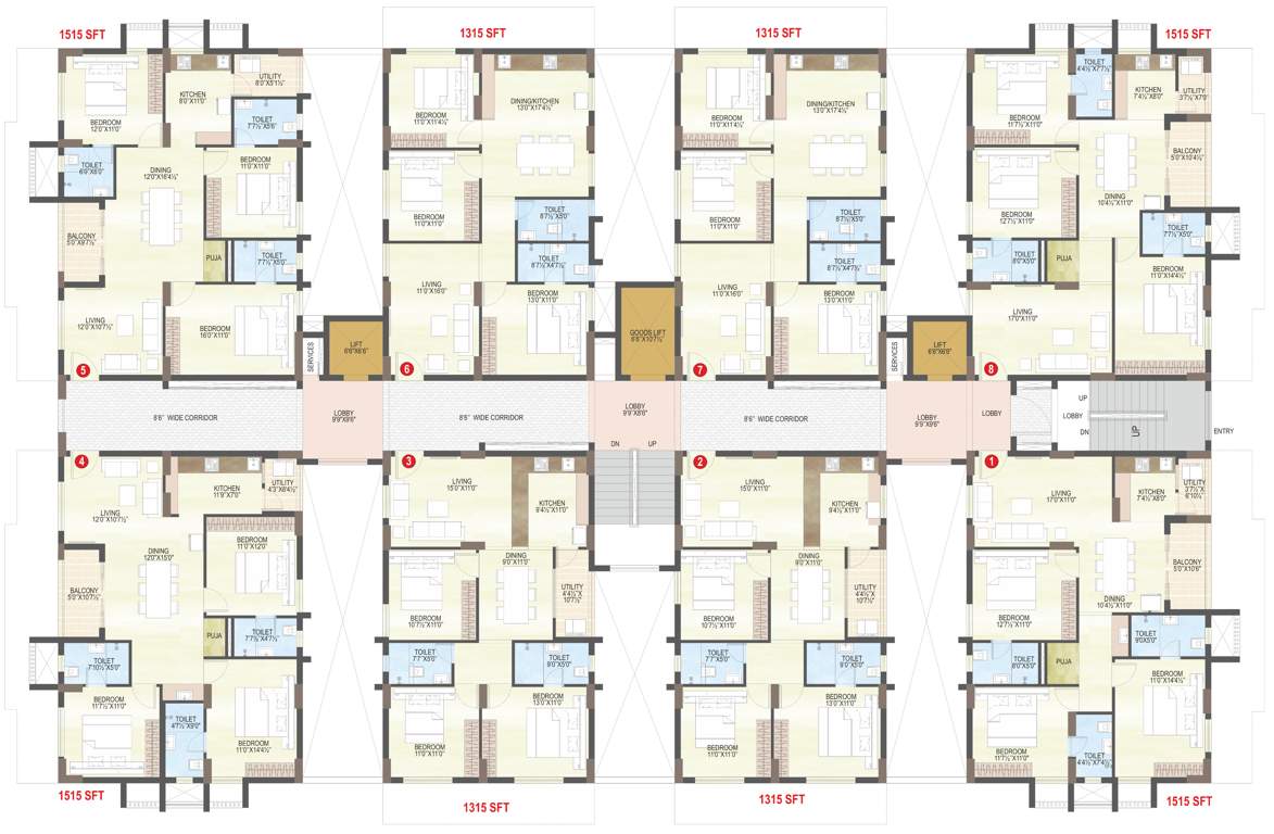Images for Cluster Plan of MVV City