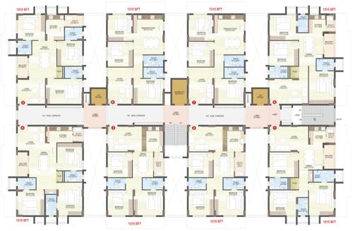 Images for Cluster Plan of MVV City Images for Cluster Plan of MVV City