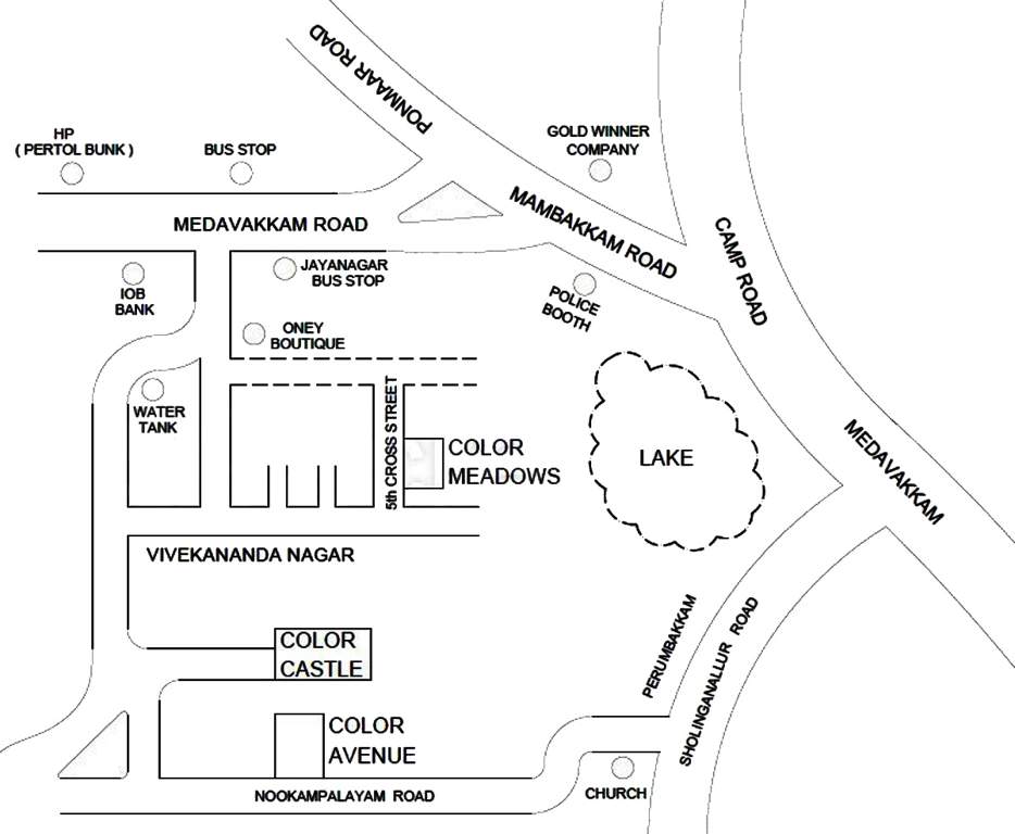 meadows Images for Location Plan of Colorhomes Meadows