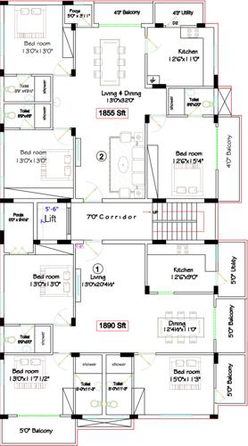 Images for Cluster Plan of Vinayagar Hill View Apartments