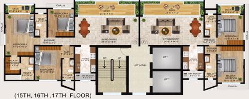 Images for Cluster Plan of Dipti Ocean Terraces