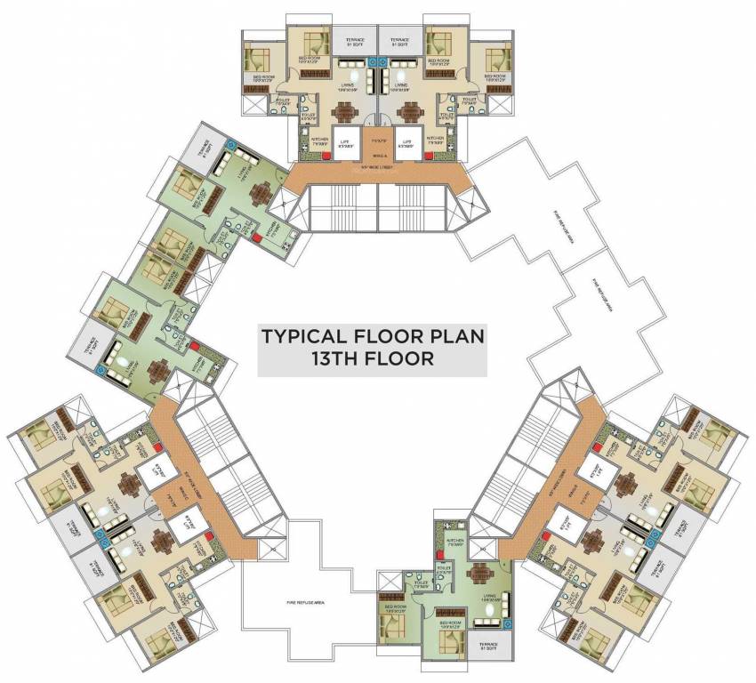 Images for Cluster Plan of Greenscape Kalpana Horizon Estate