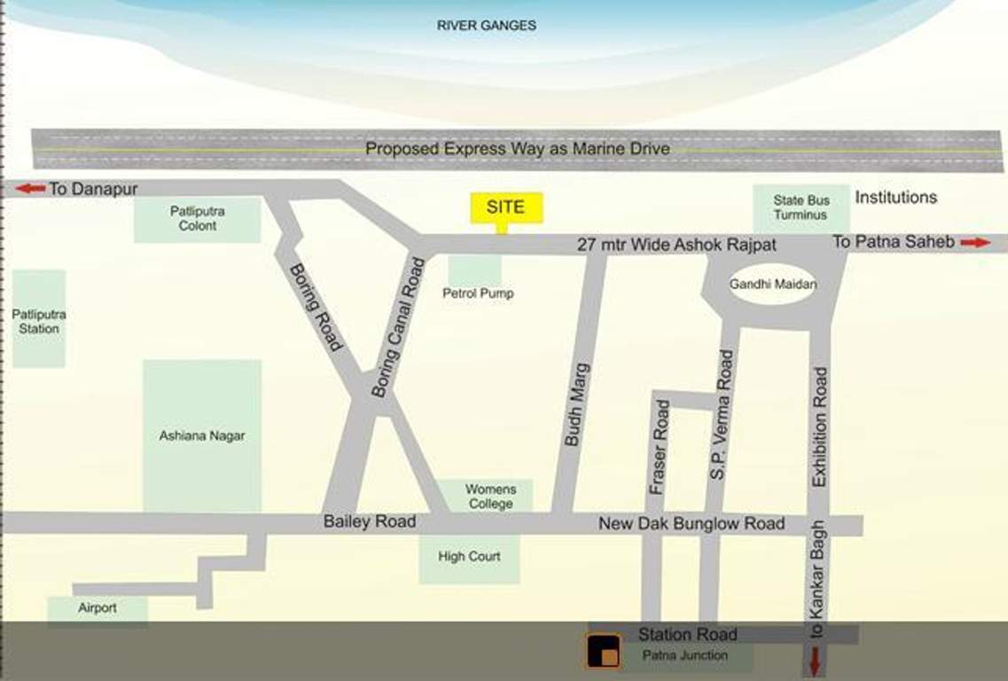 marine drive Images for Location Plan of Durga Projects And Infrastructure Marine Drive